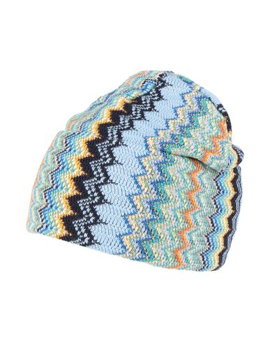 Missoni Woman Hat Light Blue Size Onesize Wool, Acrylic, Viscose, Polyester