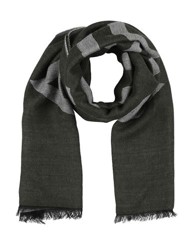 Aeronautica Militare Woman Scarf Military Green Size - Acrylic, Modal, Wool, Alpaca Wool