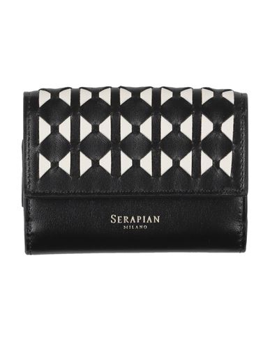 Serapian Woman Wallet Black Size - Leather