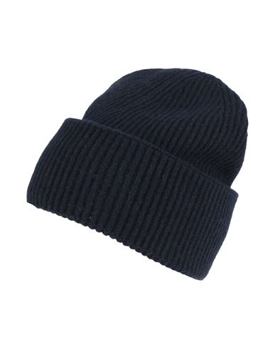 Amaranto Man Hat Midnight Blue Size Onesize Wool, Elastane