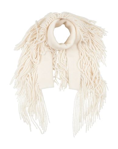 Holzweiler Woman Scarf Ivory Size - Alpaca Wool, Polyamide