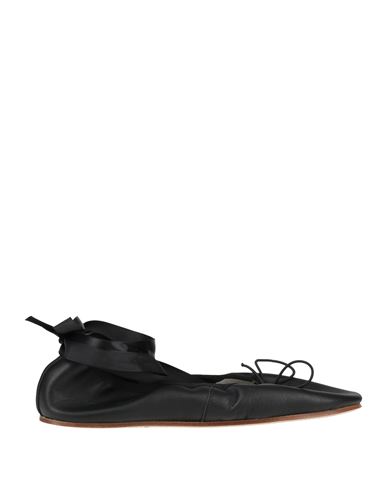 Repetto Woman Ballet Flats Black Size 11 Leather