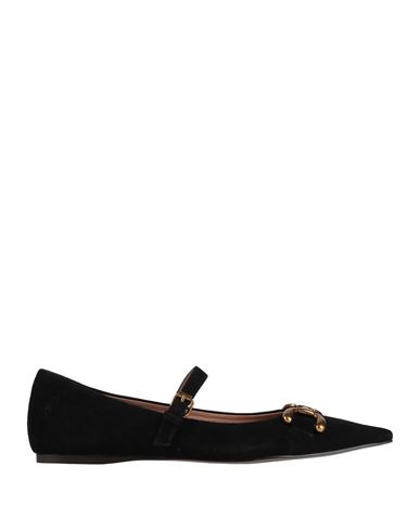 Bibi Lou Woman Ballet Flats Black Size 11 Leather In Black