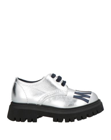 Marni Toddler Lace-up Shoes Silver Size 10c Leather In Silver