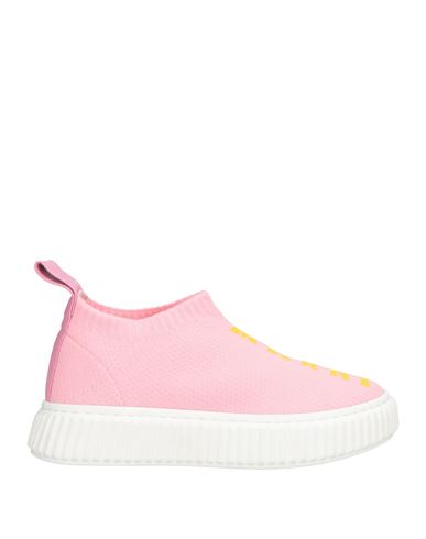 Marni Toddler Girl Sneakers Pink Size 10c Leather, Textile Fibers In Pink