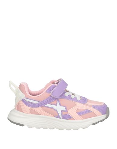 W6yz Toddler Girl Sneakers Pink Size 9.5c Leather, Textile Fibers In Pink