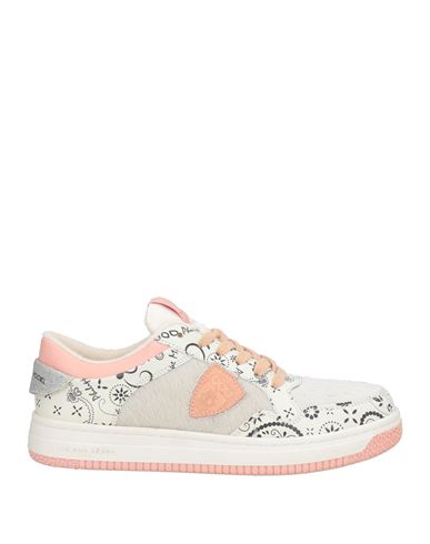Philippe Model Woman Sneakers White Size 7 Leather, Textile Fibers In White