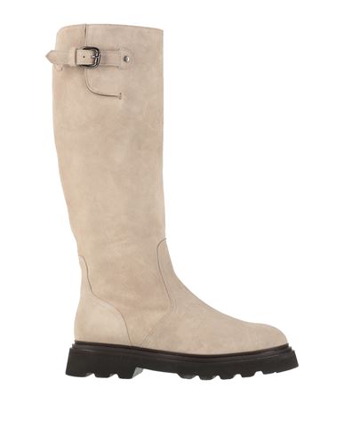 Doucal's Woman Boot Beige Size 8 Leather In Sand
