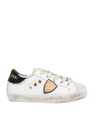 Philippe Model Toddler Girl Sneakers White Size 10c Calfskin, Thermoplastic Polyurethane, Polyethyle In White