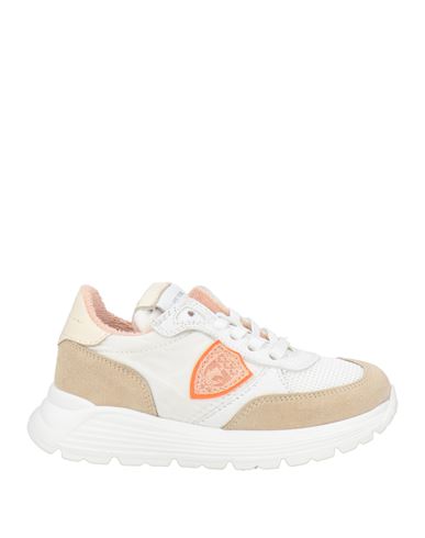 Philippe Model Toddler Girl Sneakers Sand Size 10c Calfskin, Sheepskin, Polyester, Polyamide, Textil In Beige