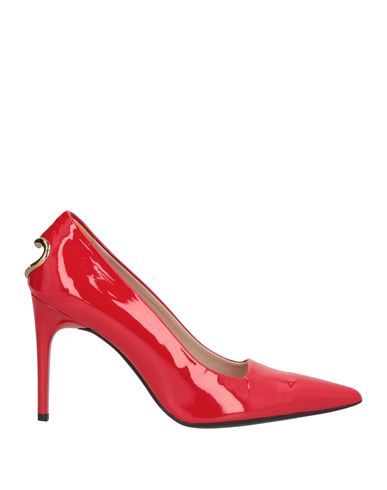 Love Moschino Woman Pumps Red Size 9 Leather