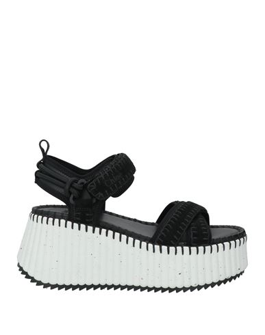 Chloé Woman Sandals Black Size 8 Leather