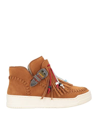 Lagoa Woman Sneakers Tan Size 8 Leather