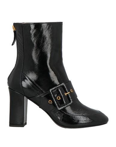 Moschino Woman Ankle Boots Black Size 7 Leather