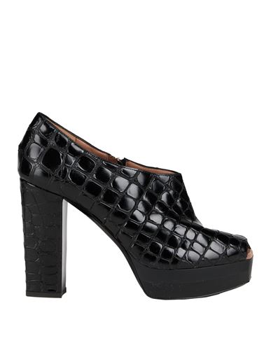 Pollini Woman Ankle Boots Black Size 9 Leather In Black