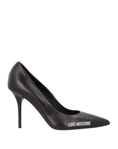 Love Moschino Woman Pumps Black Size 8 Leather