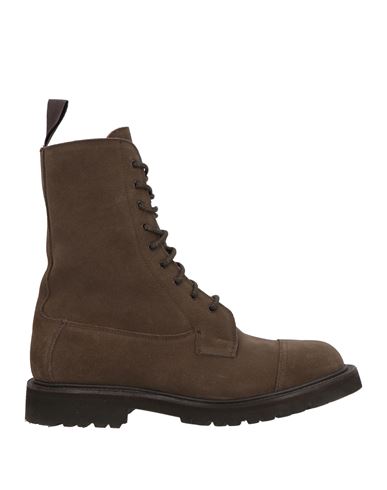 Tricker's Woman Ankle Boots Military Green Size 6.5 Leather