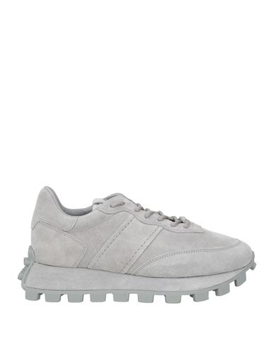 Tod's Woman Sneakers Light Grey Size 8 Leather In Gray