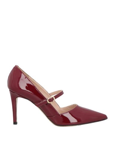 Bruno Magli Woman Pumps Burgundy Size 8 Leather