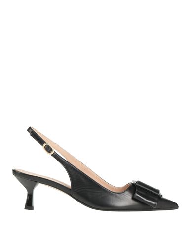 Bruno Magli Woman Pumps Black Size 7.5 Leather