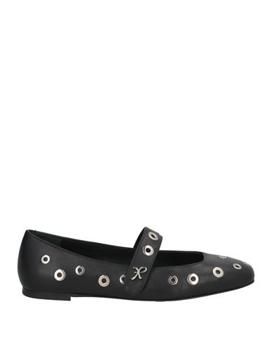 Roberto Festa Woman Ballet Flats Black Size 8 Leather
