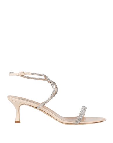 Ninalilou Woman Sandals Silver Size 6 Leather
