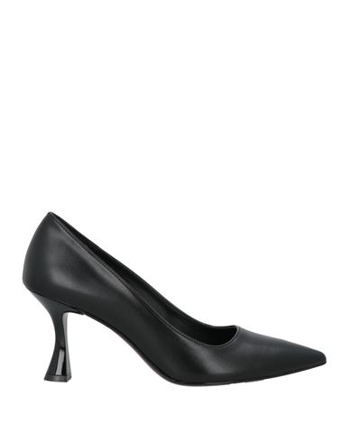 Ovyè Ovyé Woman Pumps Black Size 10 Leather In Black