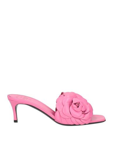 Valentino Garavani Woman Sandals Pink Size 8 Leather