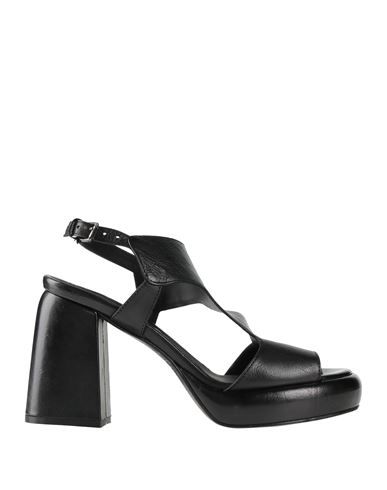 Ernesto Dolani Woman Sandals Black Size 5 Leather