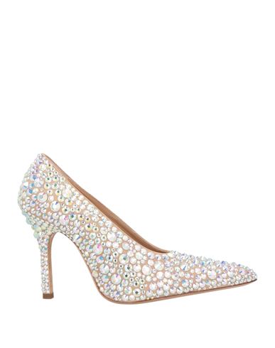 Sportmax Woman Pumps Silver Size 8 Leather