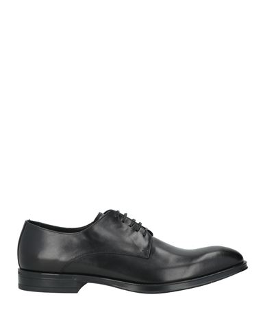 Sergio Rossi Man Lace-up Shoes Black Size 7.5 Leather