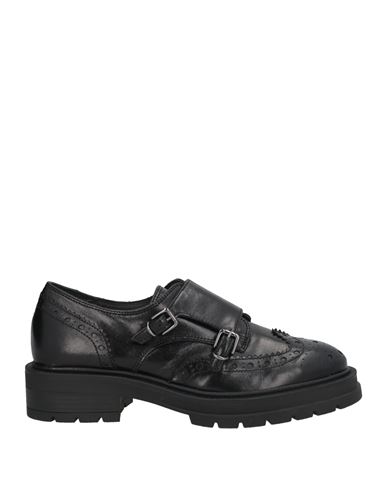 Carmens Woman Loafers Black Size 8 Leather