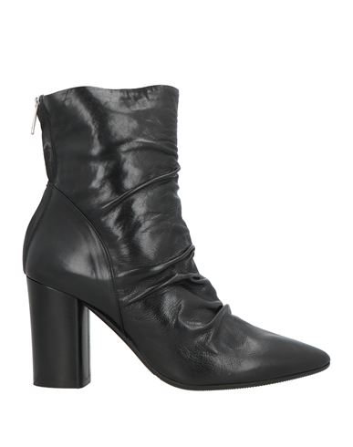 Matteo Pitti Bologna Woman Ankle Boots Black Size 7 Leather
