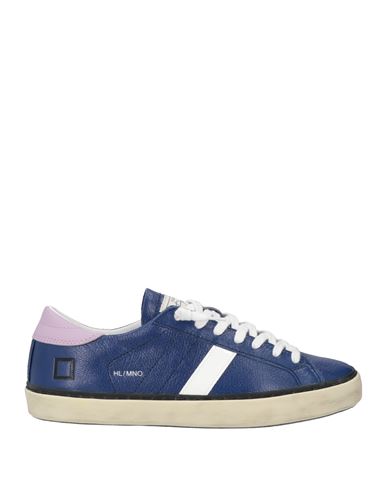 Date D. A.t. E. Woman Sneakers Navy Size 6.5 Leather
