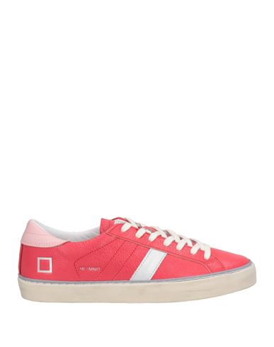 Date D. A.t. E. Woman Sneakers Red Size 6.5 Leather In Red