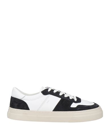 Date D. A.t. E. Man Sneakers Navy Size 9 Leather In Blue