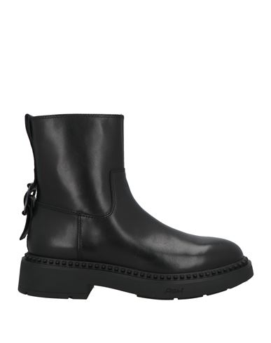 Ash Woman Ankle Boots Black Size 7 Leather