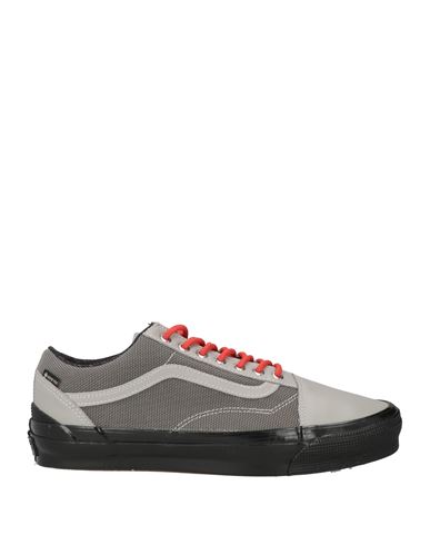 Vans Man Sneakers Grey Size 9 Textile Fibers, Leather
