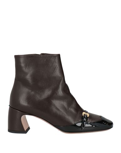 A.bocca A. Bocca Woman Ankle Boots Dark Brown Size 7 Leather