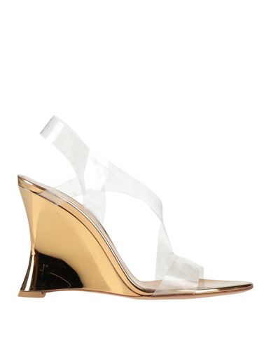 Gianvito Rossi Woman Sandals Transparent Size 8 Plastic In Transparent