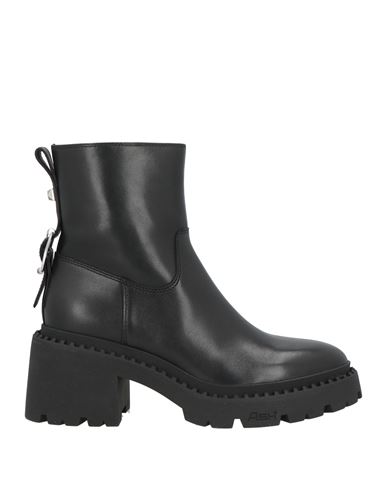Ash Woman Ankle Boots Black Size 7 Leather
