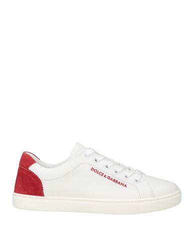 Dolce & Gabbana Woman Sneakers White Size 7 Calfskin