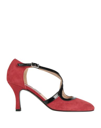 Walter Violet Woman Pumps Brick Size 7 Leather