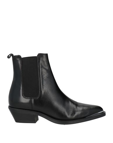 Carmens Woman Ankle Boots Black Size 8 Leather