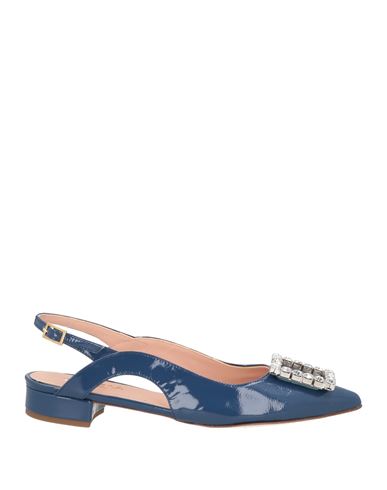 Theresa Woman Ballet Flats Navy Size 6 Leather