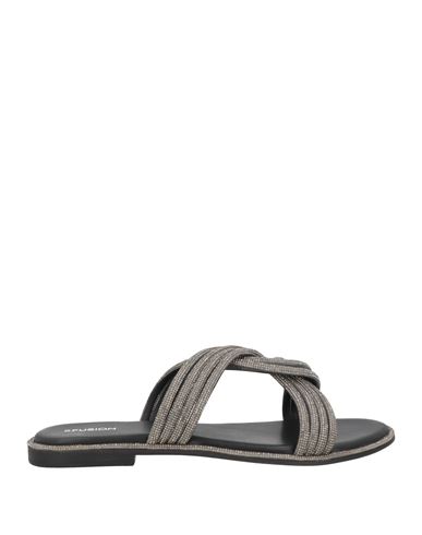 Cb Fusion Woman Sandals Silver Size 7 Synthetisches Material