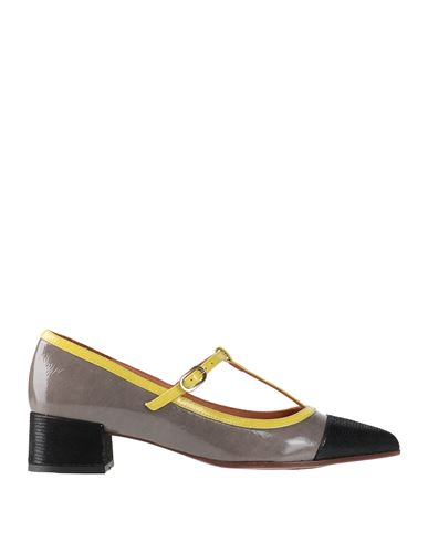 Chie Mihara Woman Pumps Grey Size 8 Leather