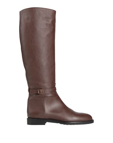 Roberto Festa Woman Boot Chocolate Brown Size 8 Leather