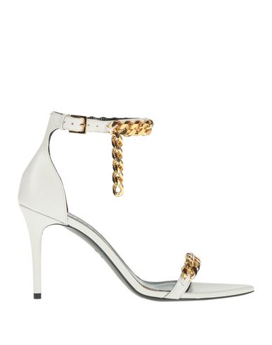Tom Ford Woman Sandals White Size 8 Leather In White