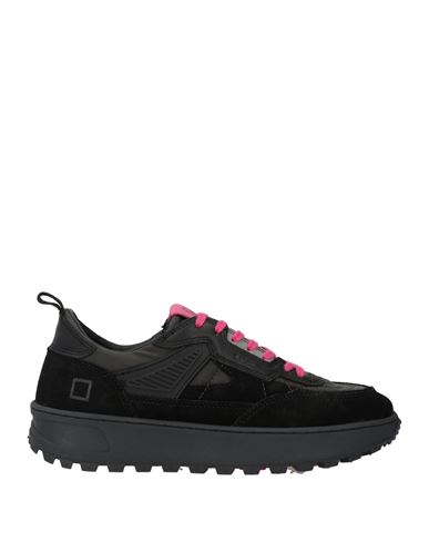 Date D. A.t. E. Woman Sneakers Black Size 6.5 Leather, Textile Fibers